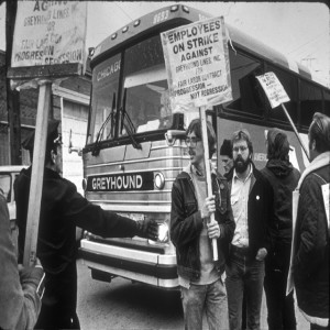March 2 - The Greyhound Bus Strike Begins