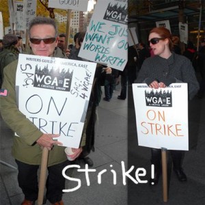 February 13 - Writers Guild Take to the Picket Lines
