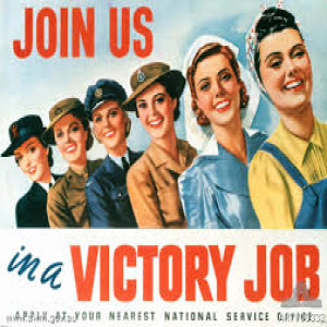 April 6 - Women Marching Off to Work