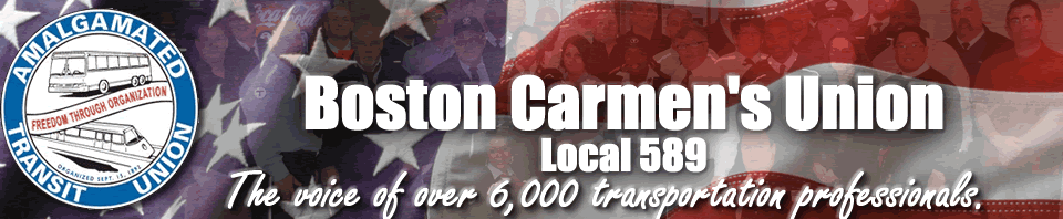 June 7 Boston Carmen of local 589 Strike 