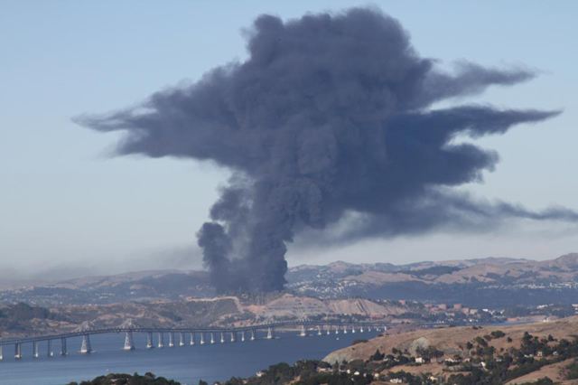August 6 Refinery Explodes in California 