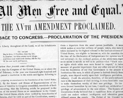 March 30  Fifteenth Amendment adopted