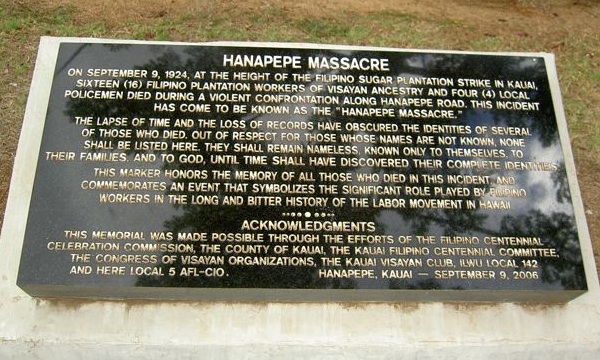 September 9 The Hanapepe Massacre