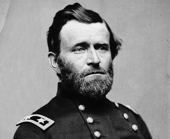 April 9 Robert E. Lee surrendered to Ulysses S. Grant