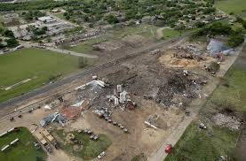 April 17 West, TX Plant Explodes 
