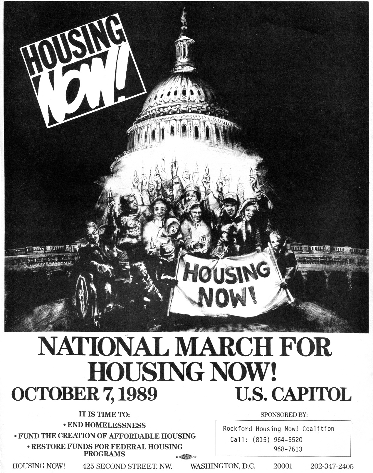 October 7 "Housing Now!" March on Washington DC