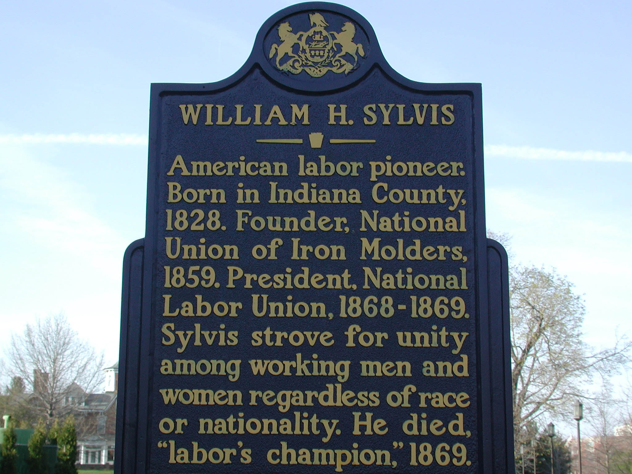 July 27 William Sylvis 