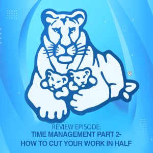 Review Episode: Time Management Part 2- How to Cut your Work in Half