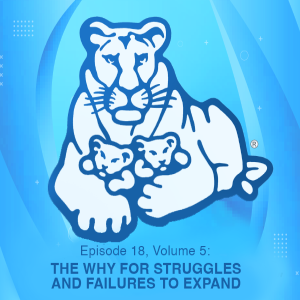 Episode 18, Volume 5: THE WHY FOR STRUGGLES AND FAILURES TO EXPAND