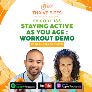 Ep 186 - Staying Active As You Age with Angela Fischetti | Workout Demo