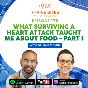 Ep 176 - What Surviving A Heart Attack Taught Me About Food with Dr. Daniel Chen - Part 1