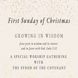 Growing in Wisdom - First Sunday of CHRISTmas