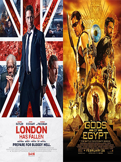 London Has Fallen, Gods of Egypt, and brief talk about Pirates 5