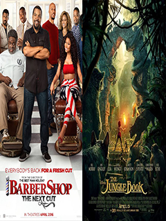 The Jungle Book and Barbershop The Next Cut  (Double Review)