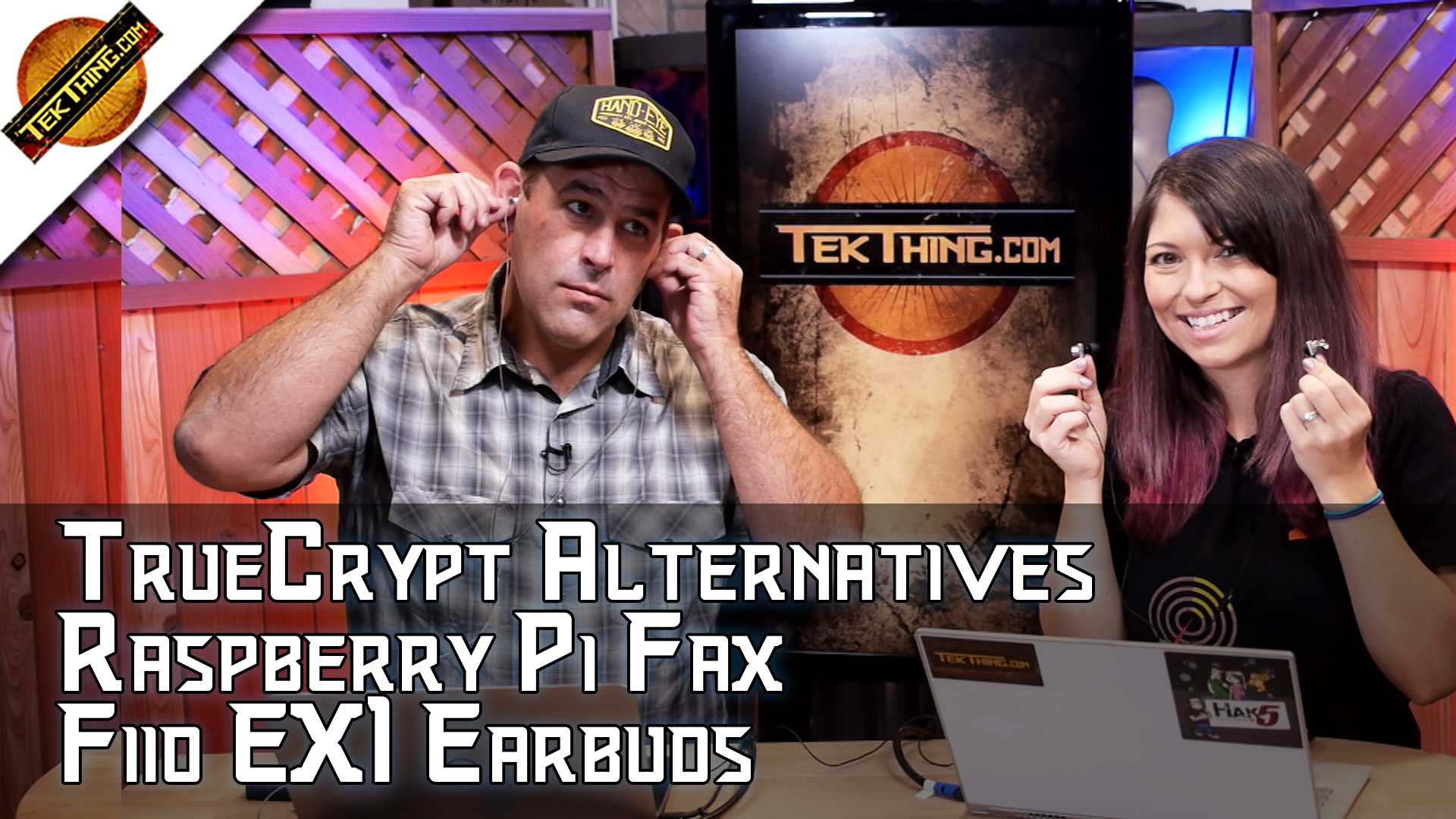 TekThing 37: TrueCrypt Alternatives, Raspberry Pi FAX, FiiO EX1 Earbuds vs. PURO IEM 500, Find Win10 Product Key!