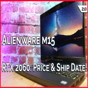 Alienware m15 Review, RTX 2060 Price, Release Date, CES 2019: What We Expect To See!!! -- TekThing 210