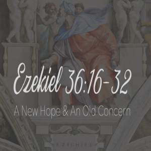 Ezekiel 36:16-32 | A New Hope and an Old Concern