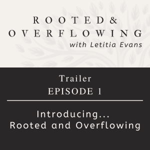 1 | Trailer: rooted and overflowing podcast