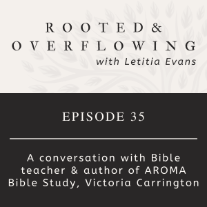 A Conversation with Bible Teacher, Victoria Carrington