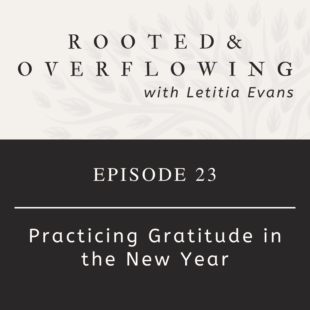 Practicing Gratitude in the New Year