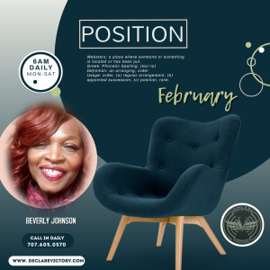 Position | Beverly Johnson| 2.9.21 | Join us Daily 6AM Monday-Saturday