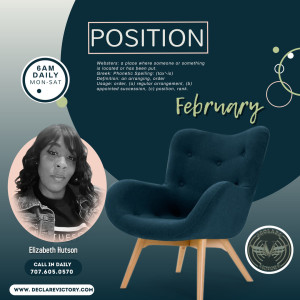 Position | Elizabeth Hutson | 2.2.21 | Join us Daily 6AM Monday-Saturday