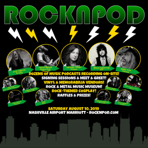 Bonus Episode:  Rock n' Pod Expo 3 with Chris Czynszak of Decibel Geek Podcast!!!