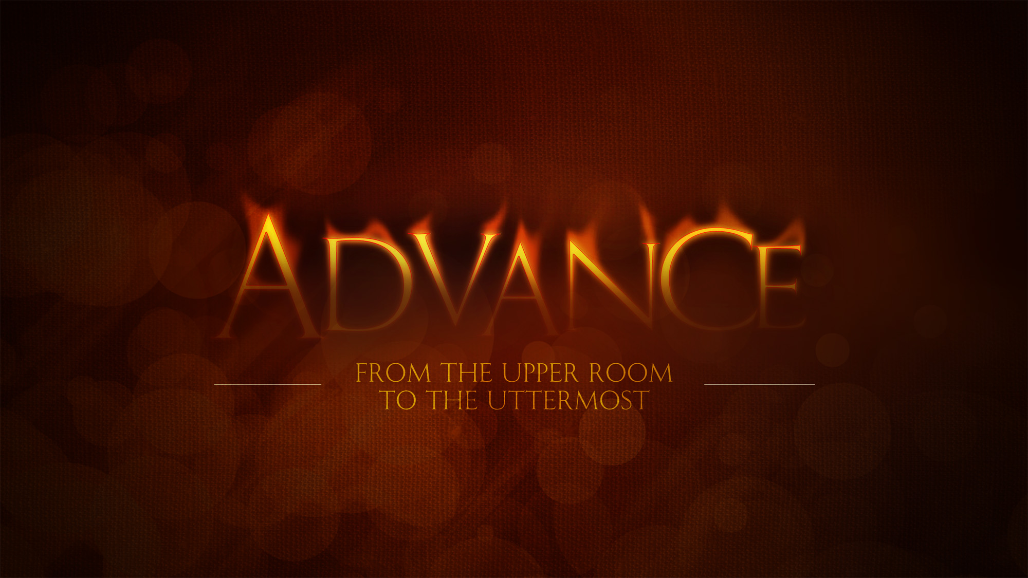 Advance: From the Upper Room to the Uttermost. ”No Partiality”