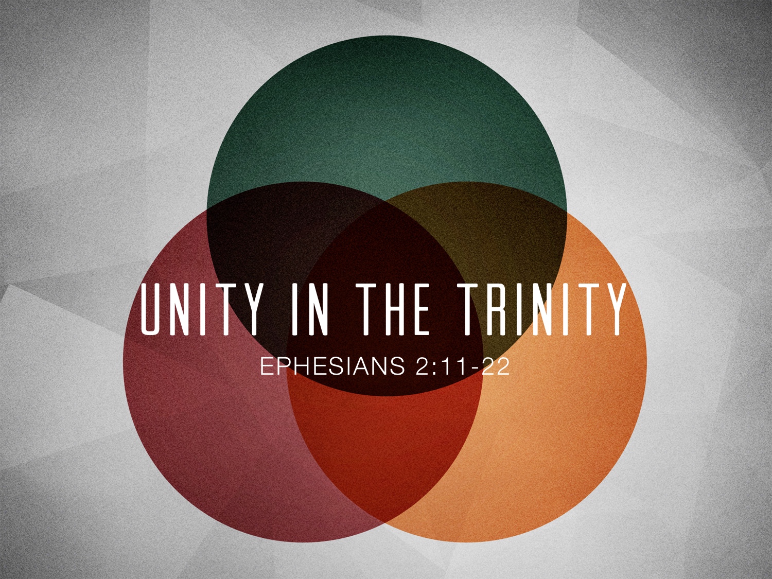 Unity in the Trinity