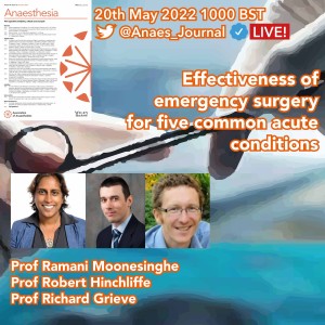 Effectiveness of emergency surgery for five common acute conditions