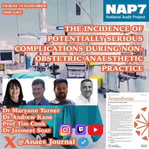 NAP7 – The incidence of potentially serious complications during anaesthetic practice