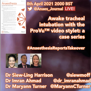 Awake tracheal intubation with the ProVu™ video stylet: a case series