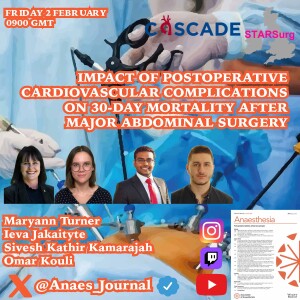 Impact of postoperative cardiovascular complications on 30-day mortality after major abdominal surgery: an international prospective cohort study