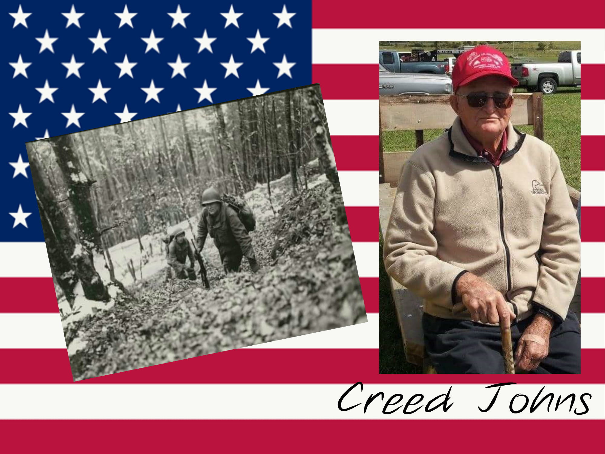 Creed Johns - WW II Vet - 7/9/16 - # 82