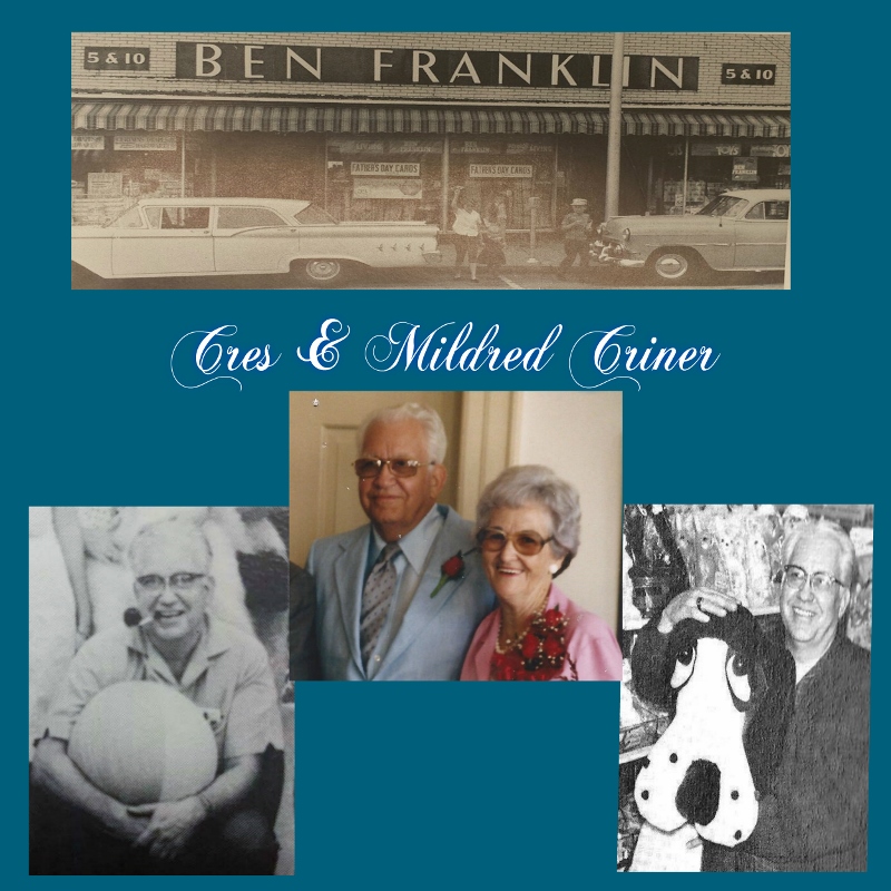 Ben Franklin and Cres Criner (with daughter, Tena Criner Black) - 7/23/16 - # 84