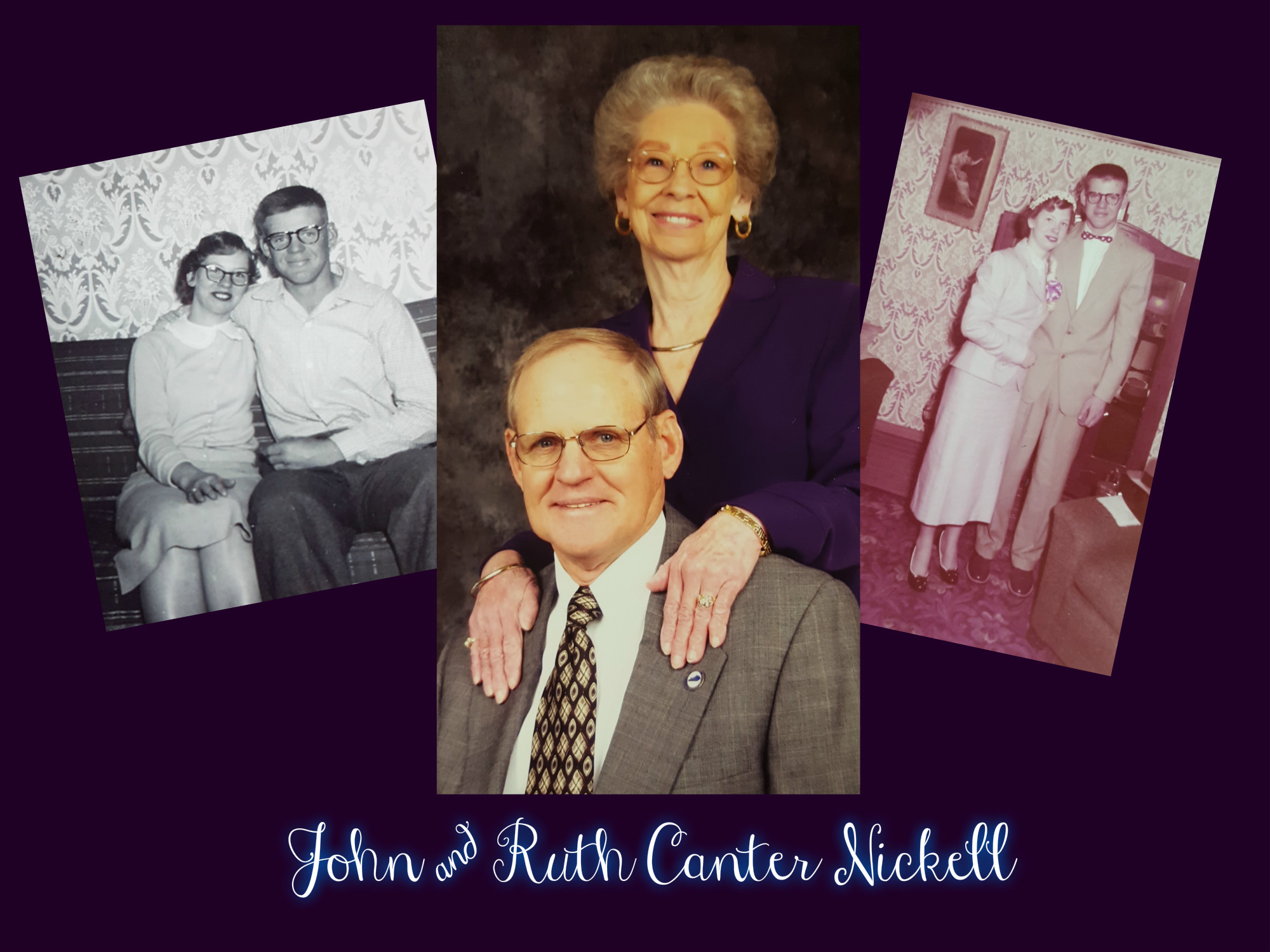 John &amp; Ruth Canter Nickell (with daughter, Donna Miller) - 1/28/17 -  # 111