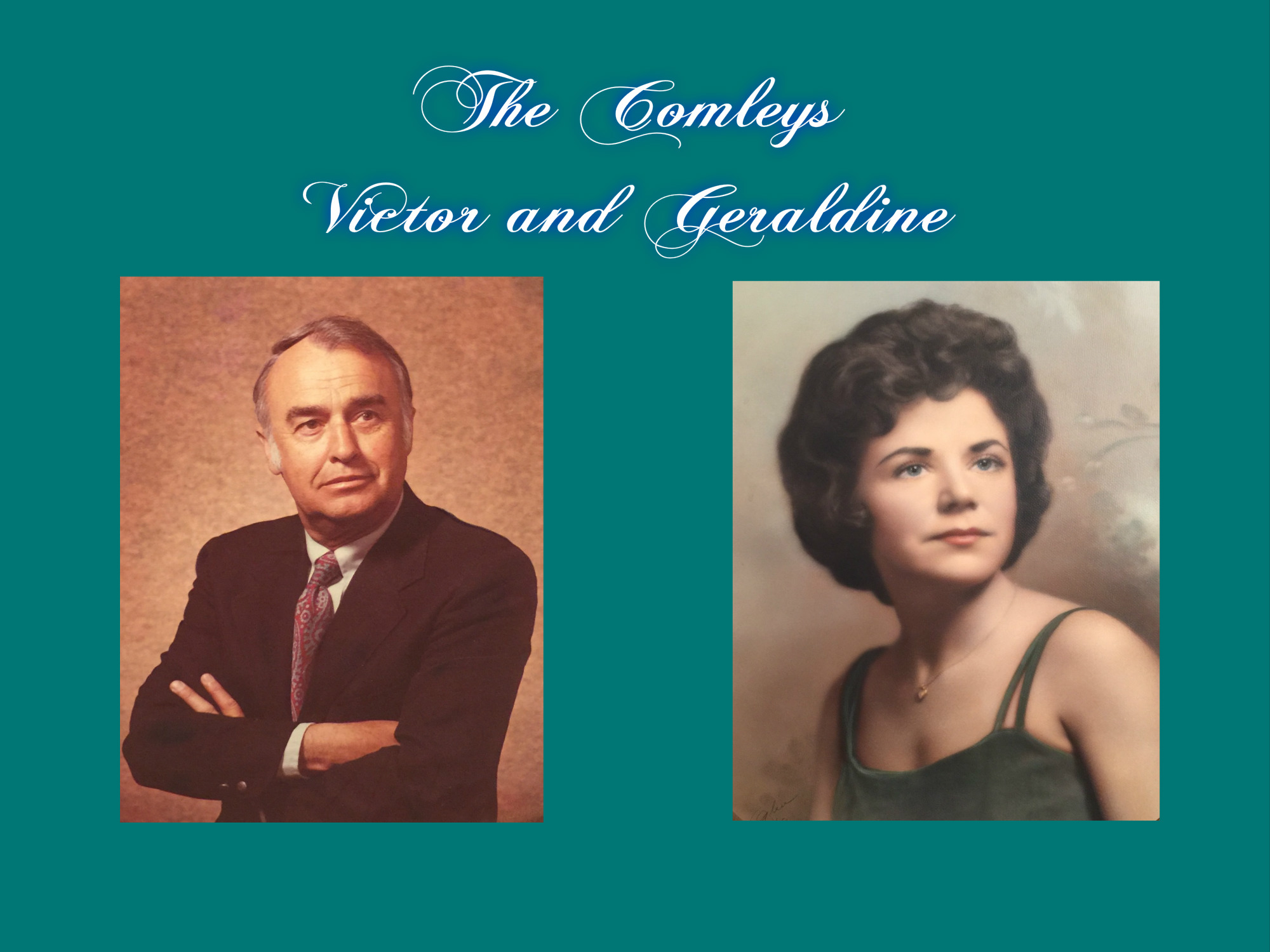 Victor & Geraldine Comley (with son, Mark) - 8/6/16 - # 86