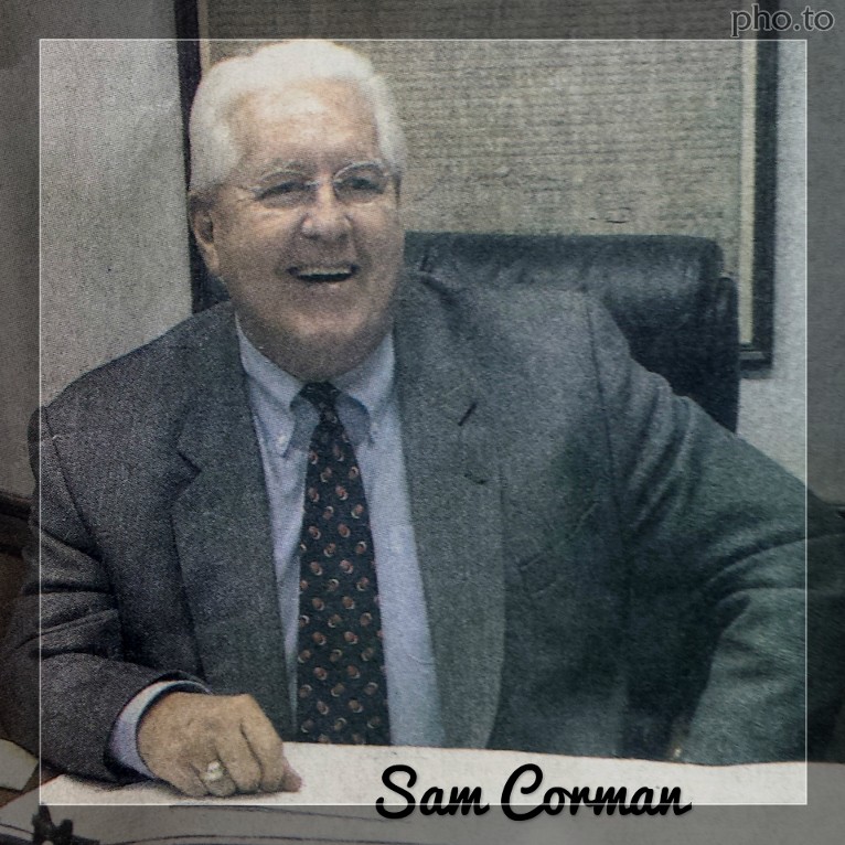Sam Corman, former Mayor (with wife, Nancy Swope Corman) - 8/29/15 - # 37