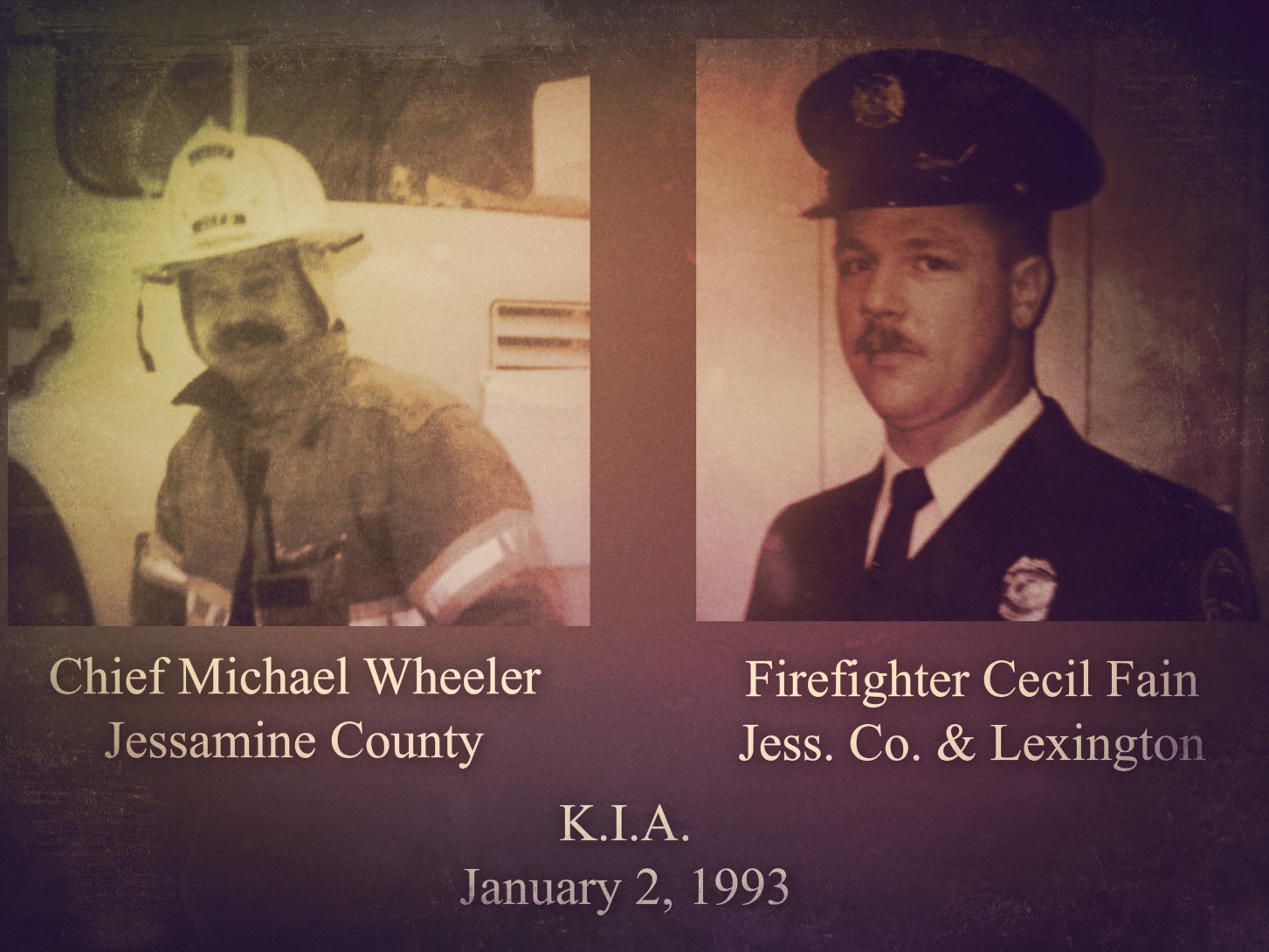 Jess. Co. Firemen Mike Wheeler & Cecil Fain (with Gerald Wheeler) - 1/2/16 - # 55