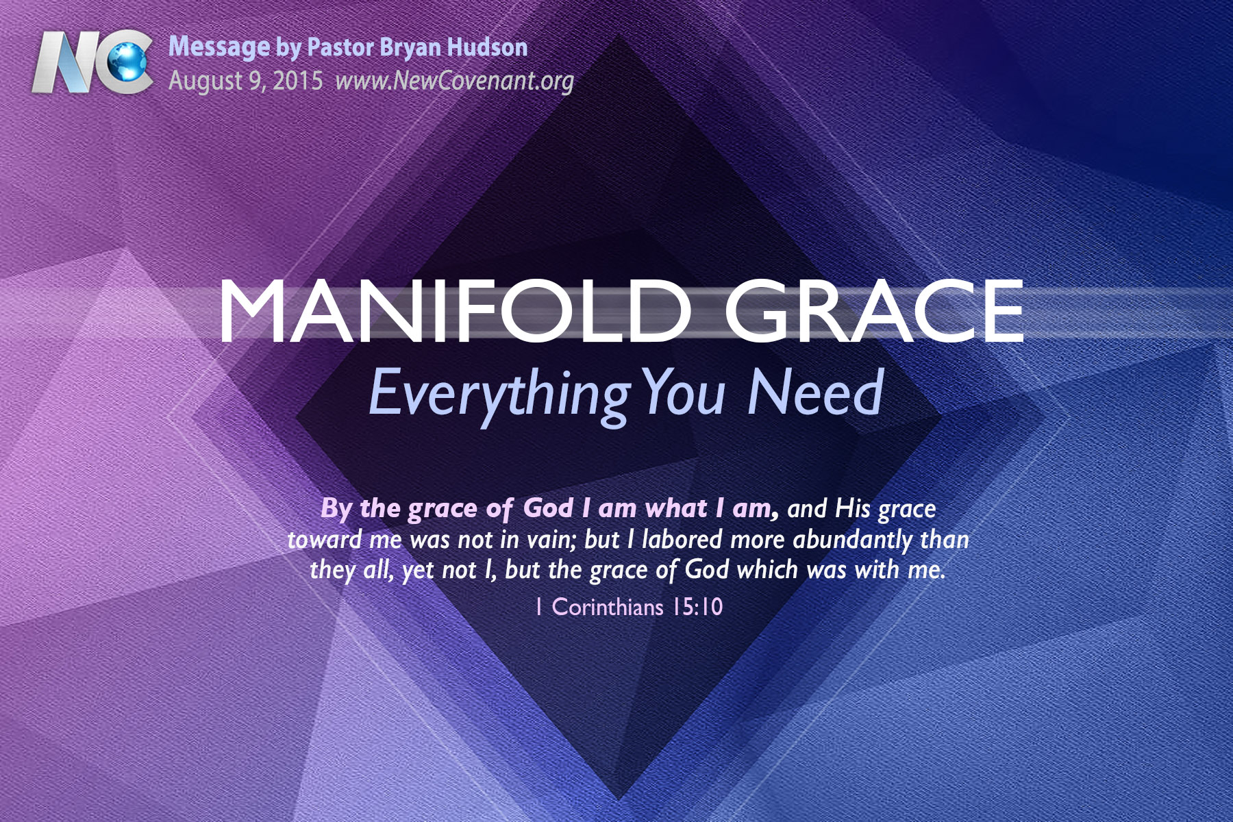 Manifold Grace | Pt. 2, Equipped & Empowered
