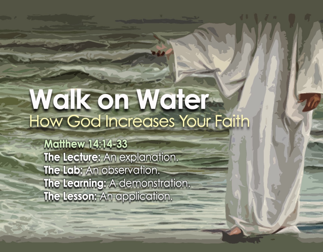 Walk on the Water: How Jesus Increases Your Faith