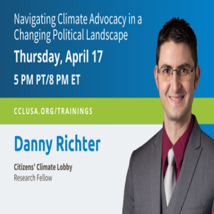 CCU Training: Navigating Climate Advocacy in a Changing Political Landscape
