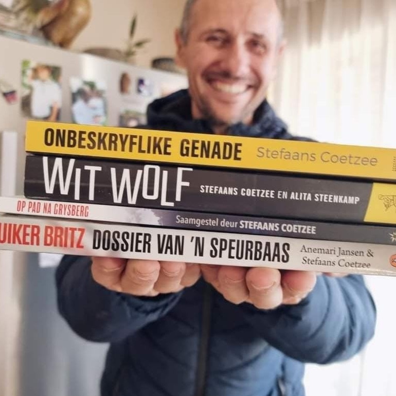 Stefaans se nuwe lewe is vol boeke
