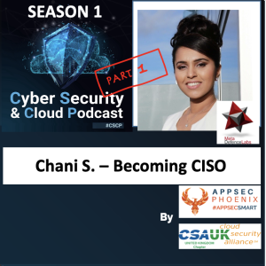 CSCP S01E13 - Chani Simms - Past 1 - vCISO compliance cybersecurity and women in cyber