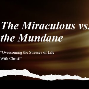 The Miraculous vs The Mundane Apostle Don