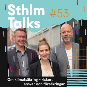 Sthlm Talks #53 – Om klimatsäkring - risker, ansvar och försäkringar