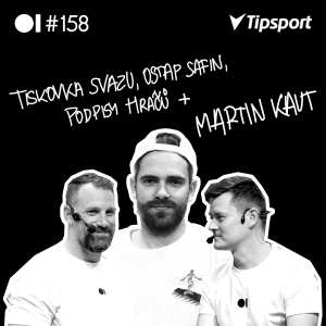 EP 158 Tiskovka svazu, Ostap Safin, podpisy hráčů + MARTIN KAUT