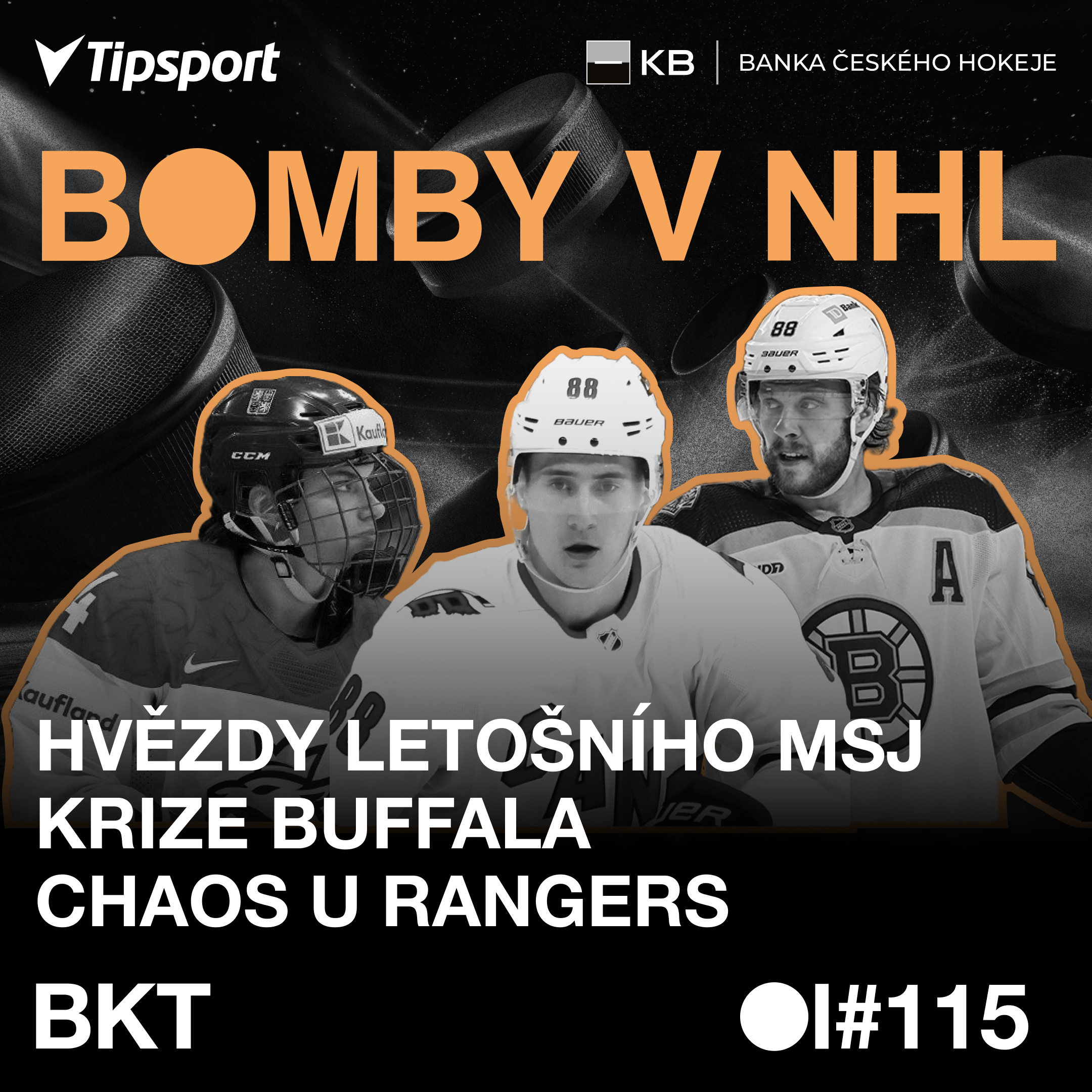 BOMBY V NHL #115 | Které hvězdy okoření MSJ? Tápání Buffala a chaos v táboře Rangers