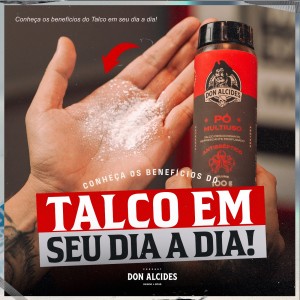 Conheça os benefícios do Talco em seu dia a dia!