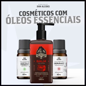 Cosméticos com óleos essenciais: fragrâncias terapêuticas para o autocuidado.